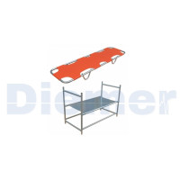 Stackable Stretcher Support With Tray